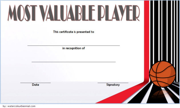Download 10 Basketball Mvp Certificate Editable Templates Throughout Amazing Basketball Achievement Certificate Templates