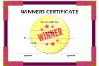 Download 12 Winner Certificate Template Ideas Free Within Free Music Certificate Template For Word Free 12 Ideas