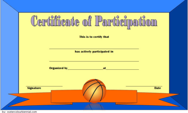 Download 7 Basketball Participation Certificate Editable With Regard To Free Netball Participation Certificate Templates