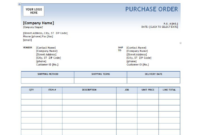 Download A Purchase Order Template To Help Your Small Business With Regard To Best Procurement Cost Saving Report Template