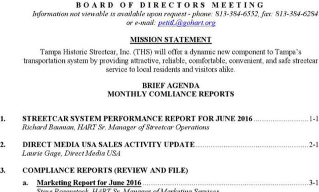 Download Board Of Directors Meeting Agenda Template To For Weekly Operations Meeting Agenda Template