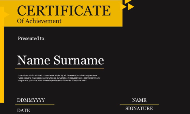 Download Certificate Templates For Powerpoint Download Regarding Quality Powerpoint Certificate Templates Free Download