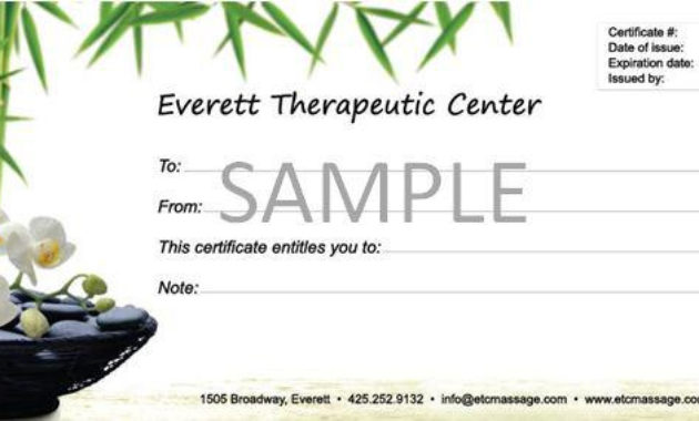 Download Gift Certificate Template For Free Tidytemplates In Free Massage Gift Certificate Template Free Printable