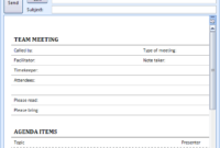 Download Ms Office Meeting Agenda For Email Informal With Regard To Best Agenda Template Word 2007