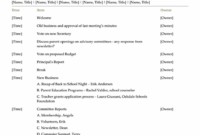 Download Ms Office Pta Sales Meeting Agenda Template Word Regarding Amazing Sales Meeting Agenda Template Word