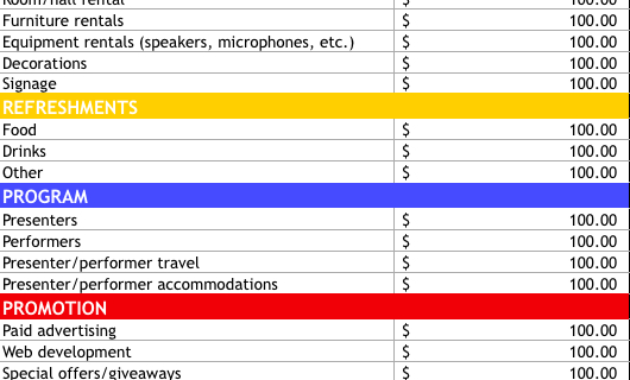 Download The Event Budget Template That Pays Off With Multi Day Meeting Agenda Template