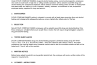 Drug Testing Policies Template Businessinabox™ Intended For Business In A Box Templates