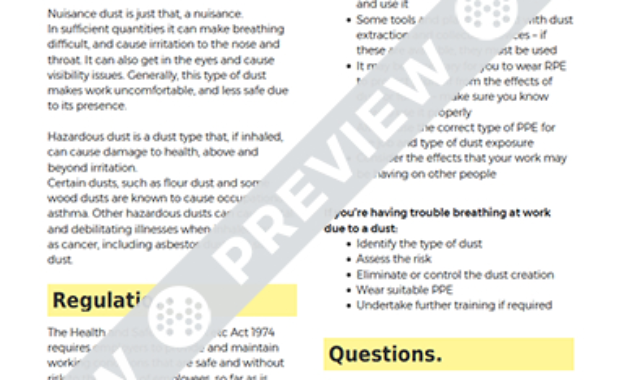 Dust Toolbox Talk Template Haspod For Toolbox Meeting Template Doc