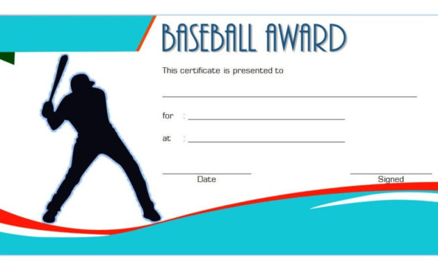 Editable Baseball Award Certificates 9 Sporty Designs Free In Quality Baseball Achievement Certificate Templates