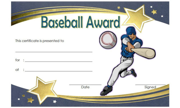 Editable Baseball Award Certificates 9 Sporty Designs Free Regarding Free Winner Certificate Template Ideas Free