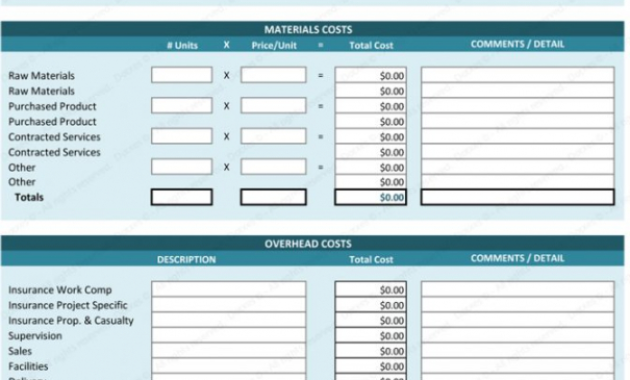 Editable Cost Analysis Template Tool Spreadsheet Pertaining To Building Cost Spreadsheet Template