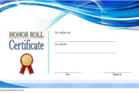 Editable Honor Roll Certificate Templates 7 Best Ideas Inside Free Long Service Award Certificate Templates