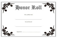 Editable Honor Roll Certificate Templates 7 Best Ideas With Printable Drawing Competition Certificate Template 7 Designs