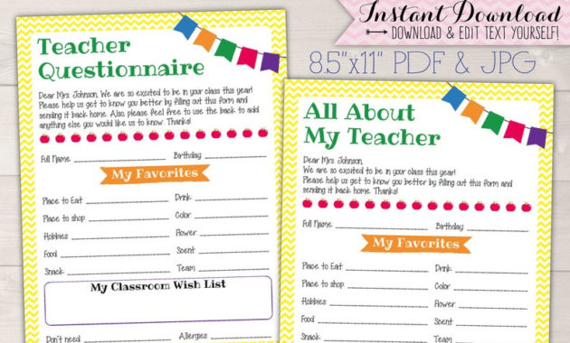 Editable Meet The Teacher Template Printable Welcome Throughout Free Meet The Teacher Letter Template