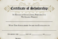 Editable Quarterly Awards Certificate Template Deped Pertaining To Best 10 Scholarship Award Certificate Editable Templates