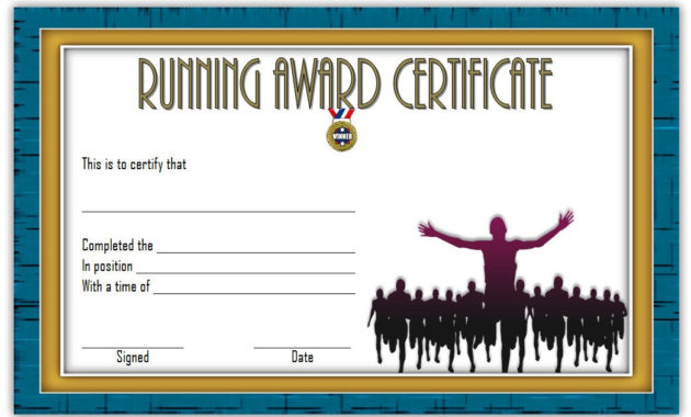 Editable Running Certificate 10 Best Options Within Quality Finisher Certificate Template 7 Completion Ideas