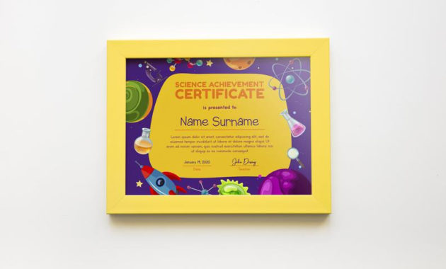 Editable School Science Certificate Award Template Etsy With Free Science Achievement Award Certificate Templates