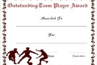 Editable Soccer Award Certificate Templates Free With Soccer Award Certificate Template