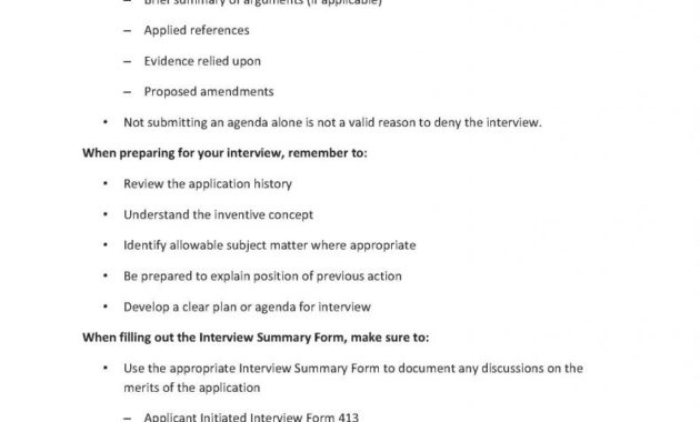 Effective Interview Practice Agenda Template Pdf Format Pertaining To Interview Business Plan Template