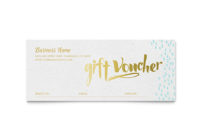 Elegant Gold Foil Gift Certificate Template Design Throughout Best Tattoo Gift Certificate Template Coolest Designs