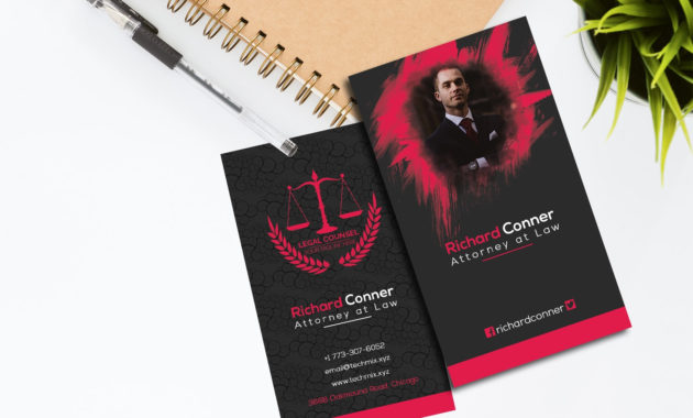 Elegant Lawyer Business Card Template Techmix Inside Lawyer Business Cards Templates