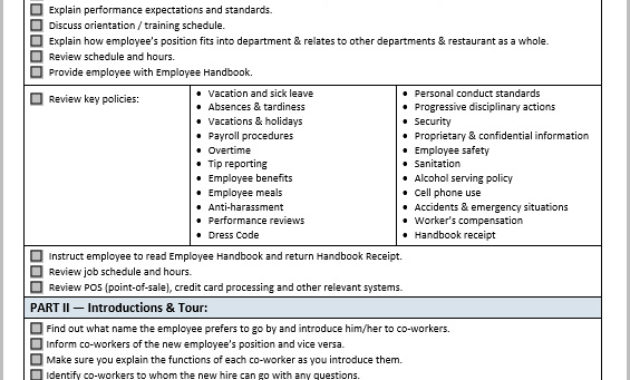 Employee Onboarding Checklist Emmamcintyrephotography Pertaining To Quality New Employee Orientation Agenda Template