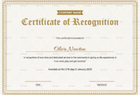 Employee Recognition Certificates Templates Calep Inside Free Employee Certificate Template Free 10 Best Designs