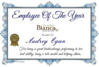 Employeeoftheyearcertificateprintablenewaward For Free Employee Of The Month Certificate Templates