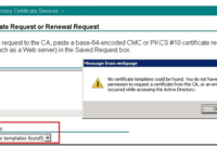 Entidad Certificadora En Microsoft Winfows Server 2008 R2 With Regard To No Certificate Templates Could Be Found
