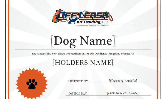 Entry 24Nswapsj For Design A Certificate Of Inside Dog Obedience Certificate Templates