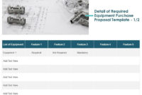 Equipment Purchase Proposal Template Powerpoint Within Equipment Proposal Template