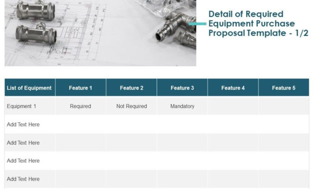 Equipment Purchase Proposal Template Powerpoint Within Equipment Proposal Template
