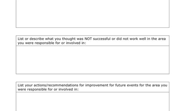 Event Debrief Report Template Professional Templates With Regard To Quality Level 10 Meeting Agenda Template