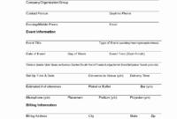 Event Venue Contract Template Stcharleschill Template In Wedding Venue Business Plan Template