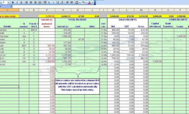 Excel Accounting Templates For Small Businesses Spreadsheets Intended For Excel Accounting Templates For Small Businesses