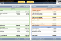 Excel Templates Balance Sheet Template For Small Business Intended For Business Balance Sheet Template Excel
