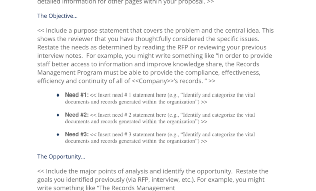 Executive Summary Sample For Proposal Slideshare In Business Analysis Proposal Template