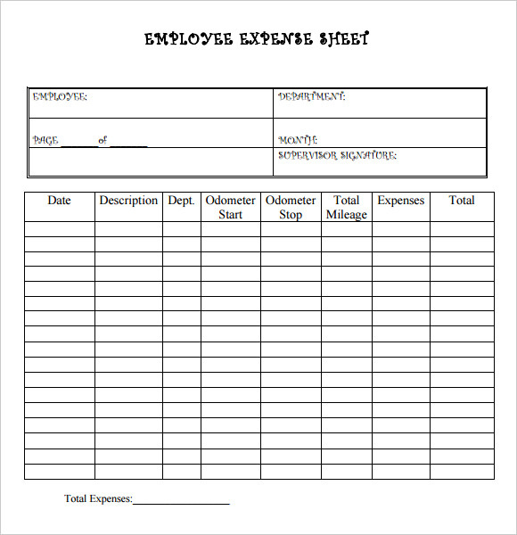 Expense Sheet Template Charlotte Clergy Coalition For Business Valuation Report Template Worksheet