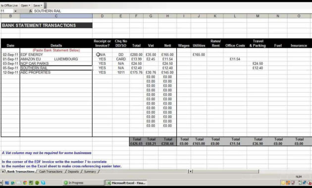 Expenses And Income Spreadsheet Template For Small Regarding Small Business Expense Sheet Templates