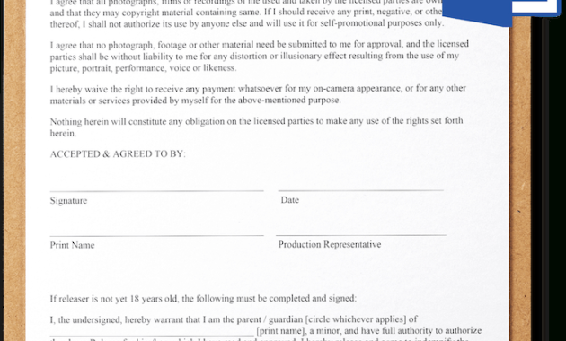 Extras Release Template Free And Professional Download In Film Cost Report Template
