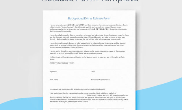 Extras Release Template Free And Professional Download With Best Film Cost Report Template