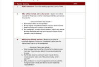 Family Meeting Agenda Template 8 Free Word Pdf Inside Fun Meeting Agenda Template