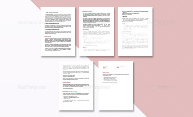 Farm Business Plan Template In Word Google Docs Apple Pages Inside Agriculture Business Plan Template Free