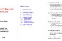 Feasibility Study Templates For Word Excel Business With Regard To Feasibility Study Template Small Business