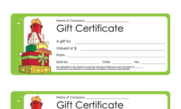 Fillable Christmas Gift Certificate Template Printable Pdf Intended For Christmas Gift Certificate Template Free Download