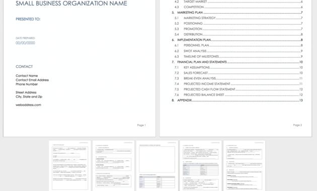 Fillintheblank Business Plans Smartsheet With Regard To Free Small Business Proposal Template