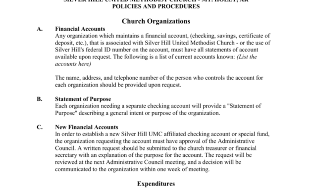 Financial Policies And Procedures Manual Doc Regarding Small Business Policy And Procedures Manual Template