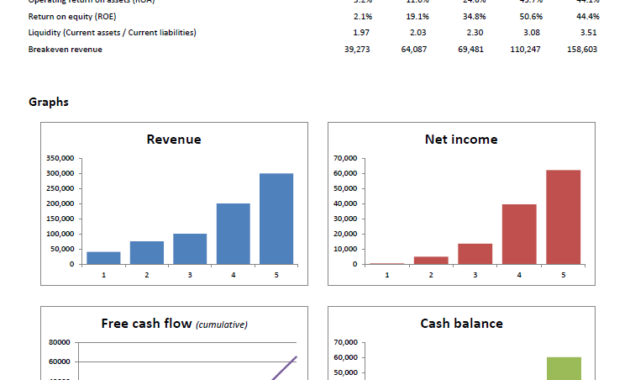 Financial Projections Template Excel Plan Projections Pertaining To One Year Business Plan Template