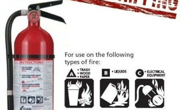 Fire Extinguisher Abc Dry Chemical Rechargeable Inside Fire Extinguisher Training Certificate