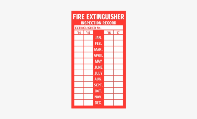 Fire Extinguisher Inspection Tag Template Fire Throughout Quality Water Damage Drying Log Template